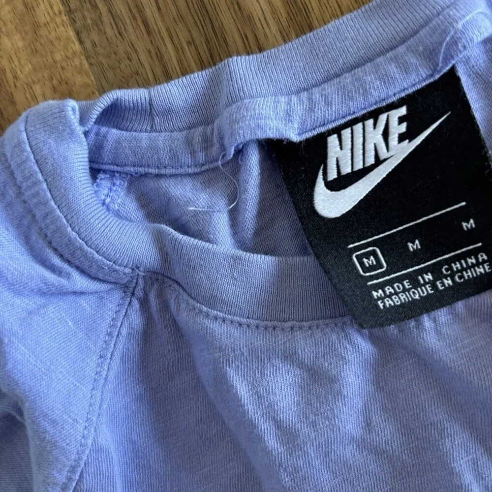 NIKE Girl Long Sleeve Top‎ Purple Pink Size Large Sporty Athletic School Play